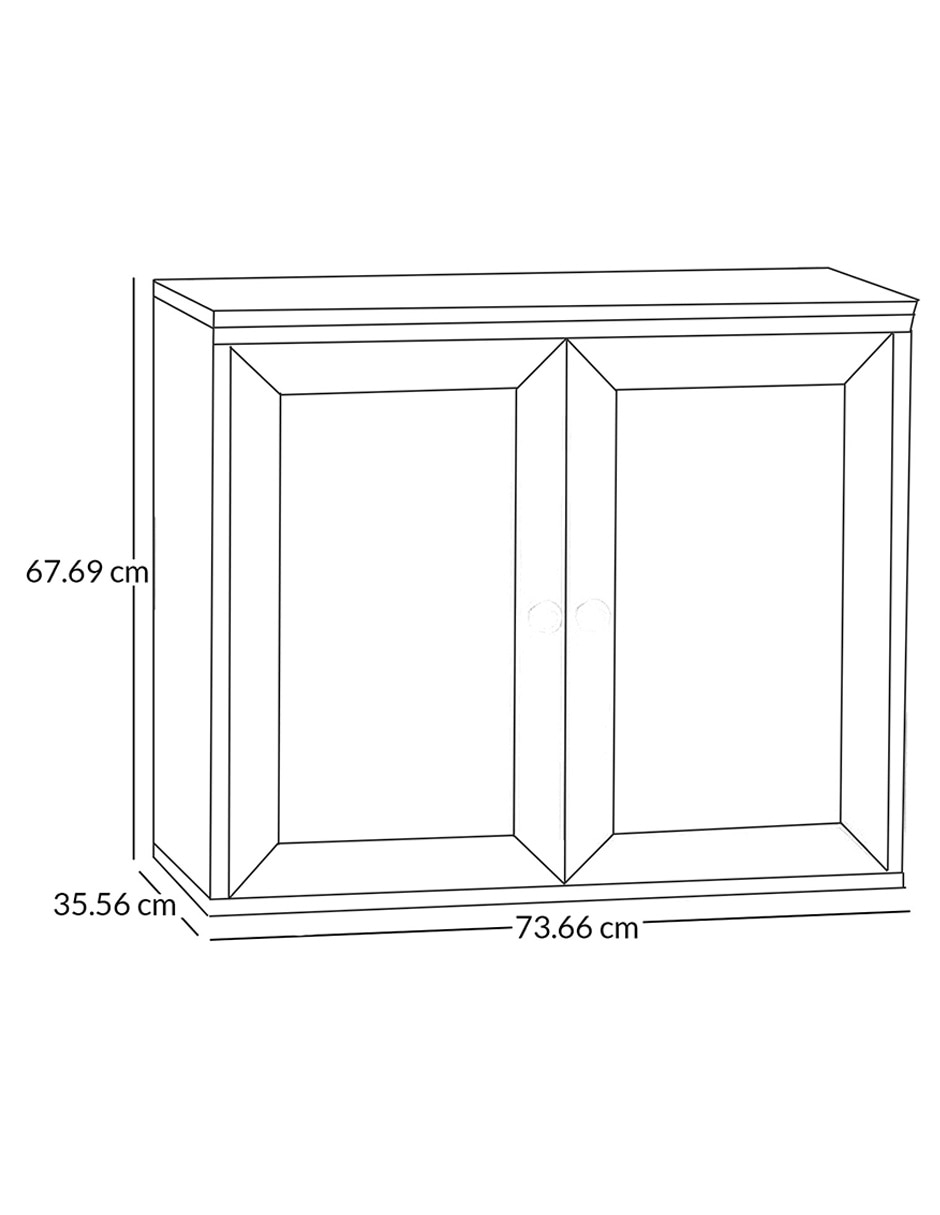Gabinete Cameron de madera 12