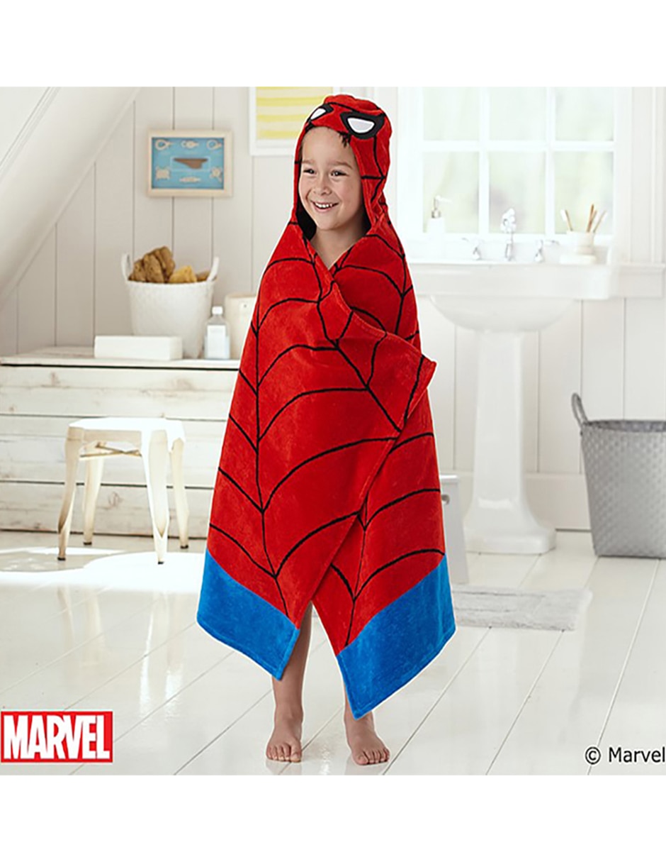 Toalla con gorro Spider-Man de algodón 2