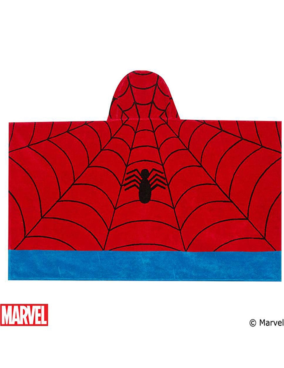 Toalla con gorro Spider-Man de algodón 3