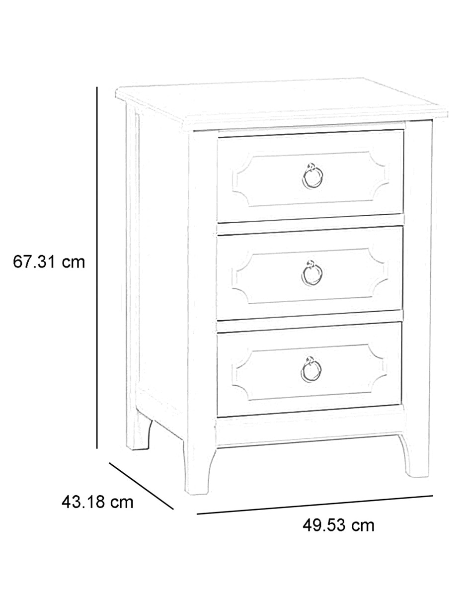 Buro Ava Regency de madera