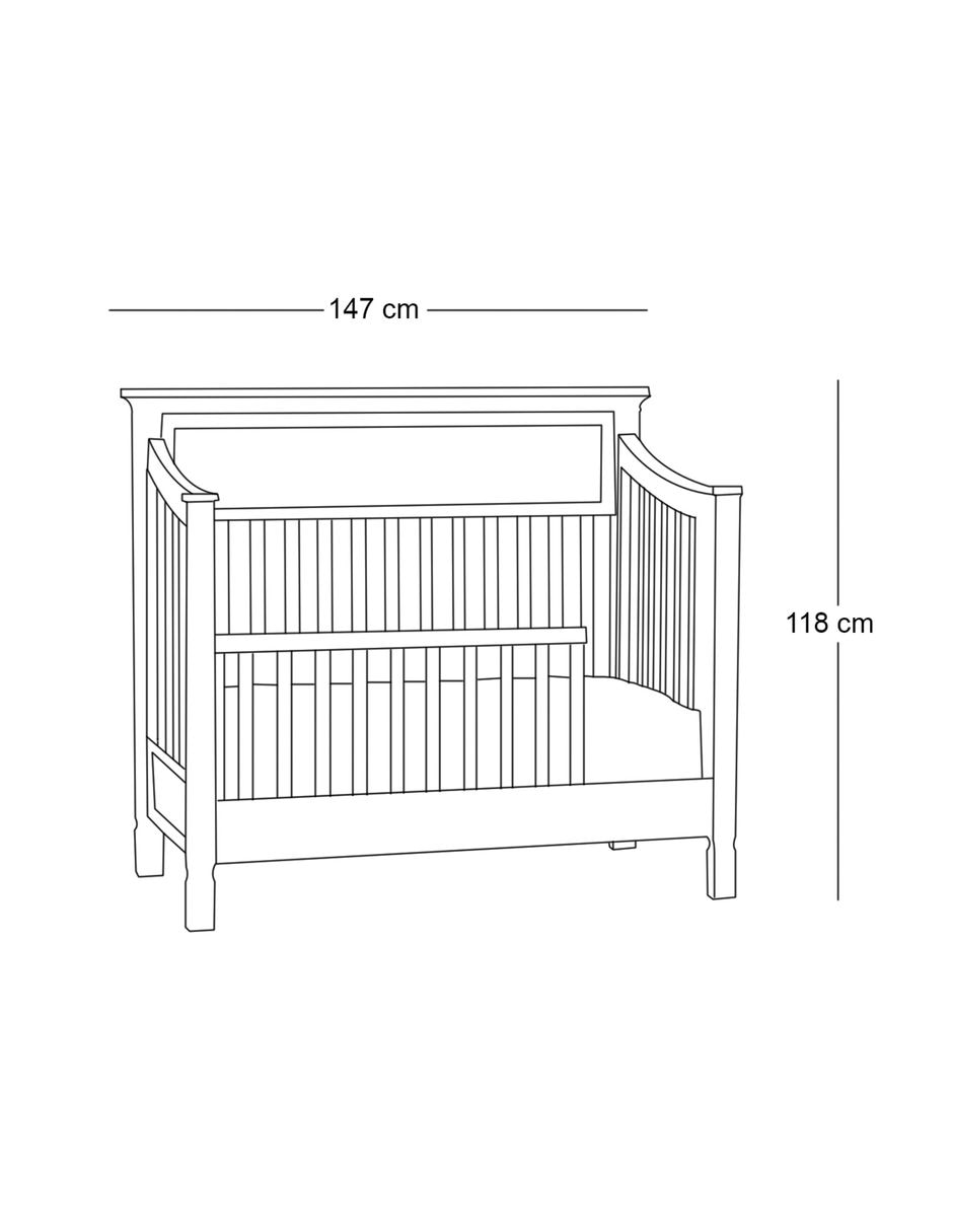 Barandal para convertir a cama infantil Larkin 2