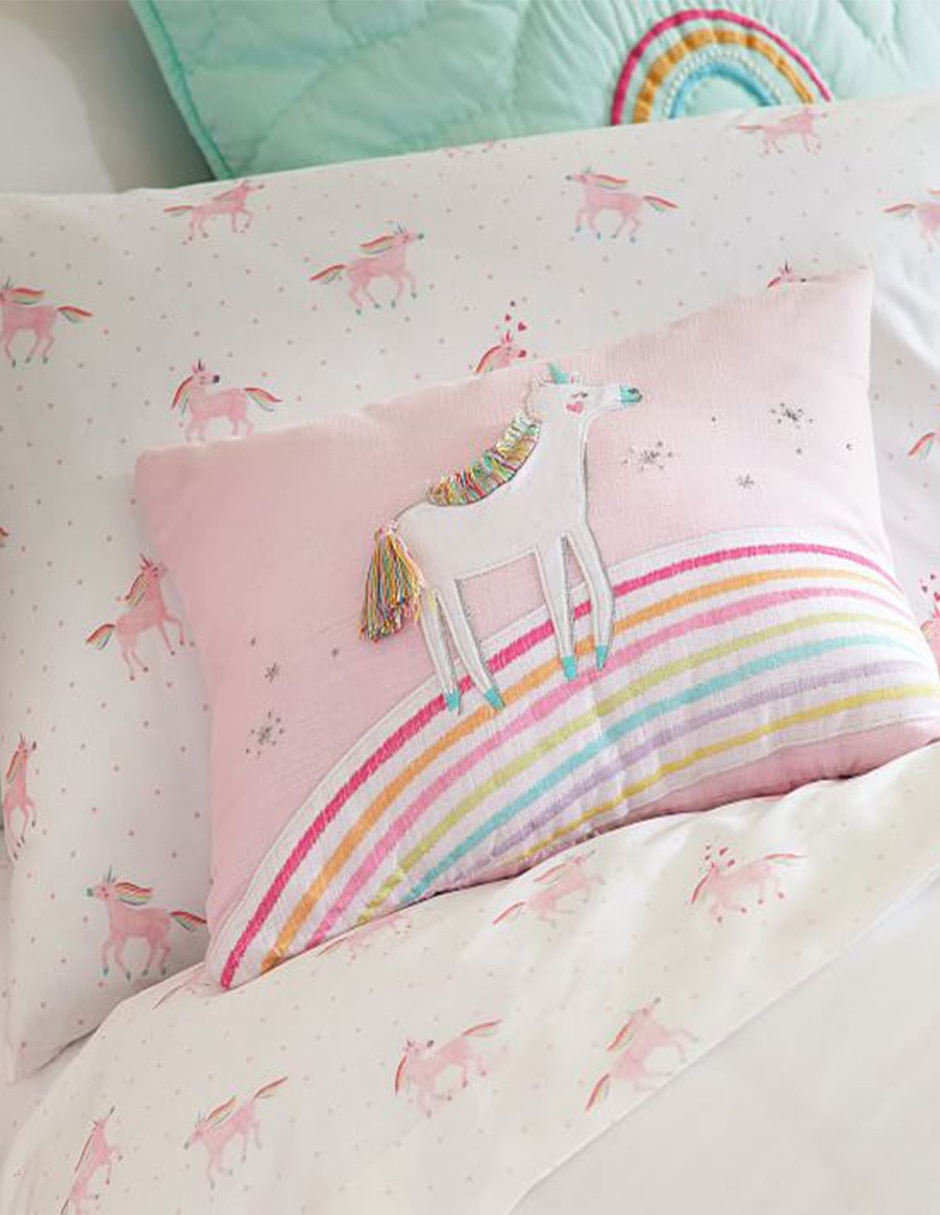 Juego de sábanas de algodón Unicorn Rainbow 3