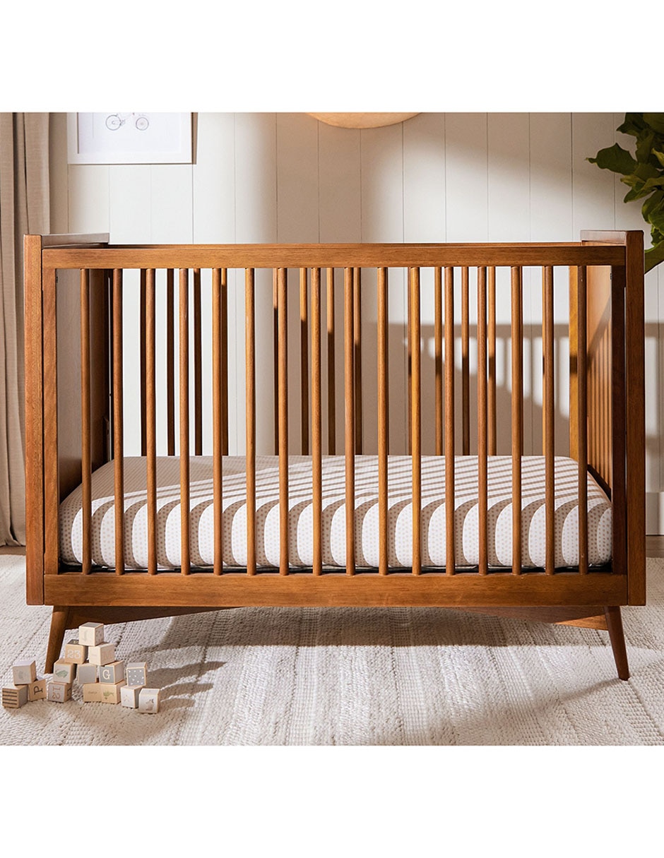 Cuna convertible a cama infantil Mid Century
