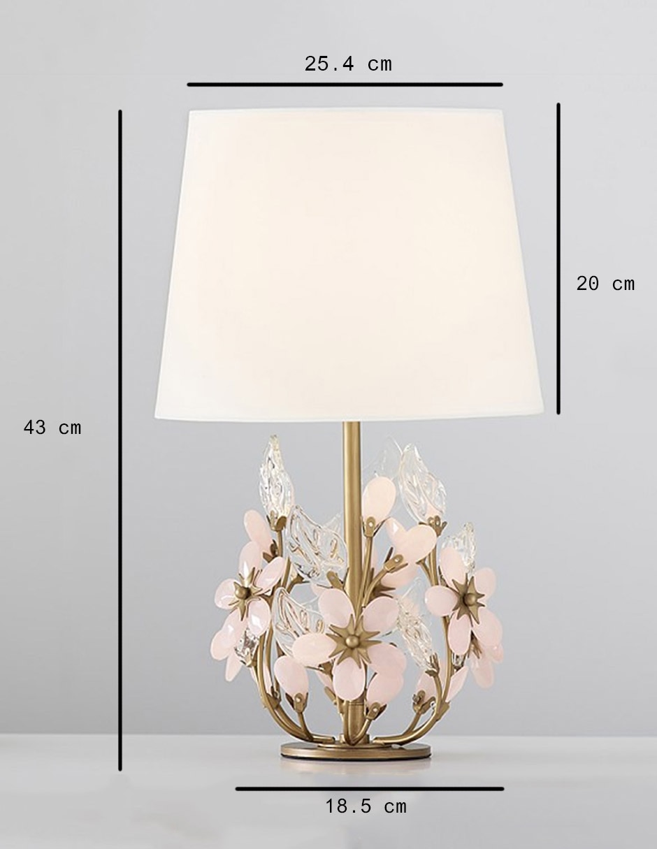 Lámpara de mesa grace flower 3