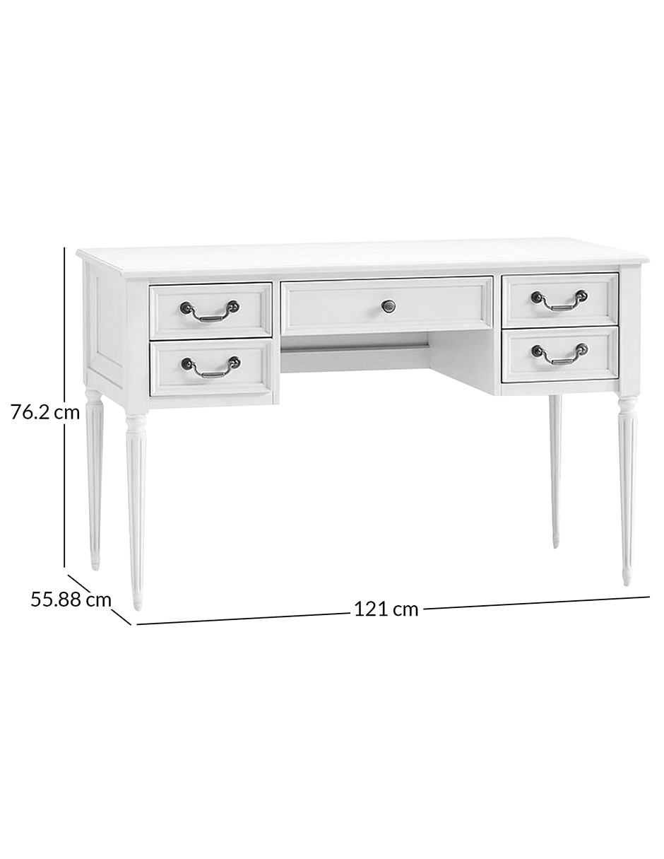 Escritorio Blythe Storage de madera 6