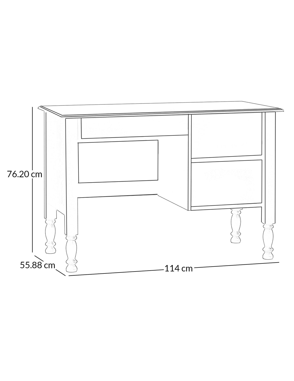 Escritorio Juliette Storage de madera