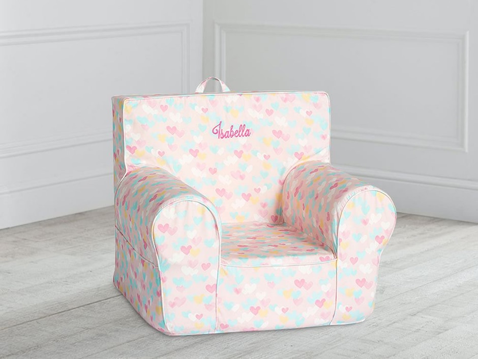 Funda para Sillón Anywhere Regular Blush Retro Hearts 4
