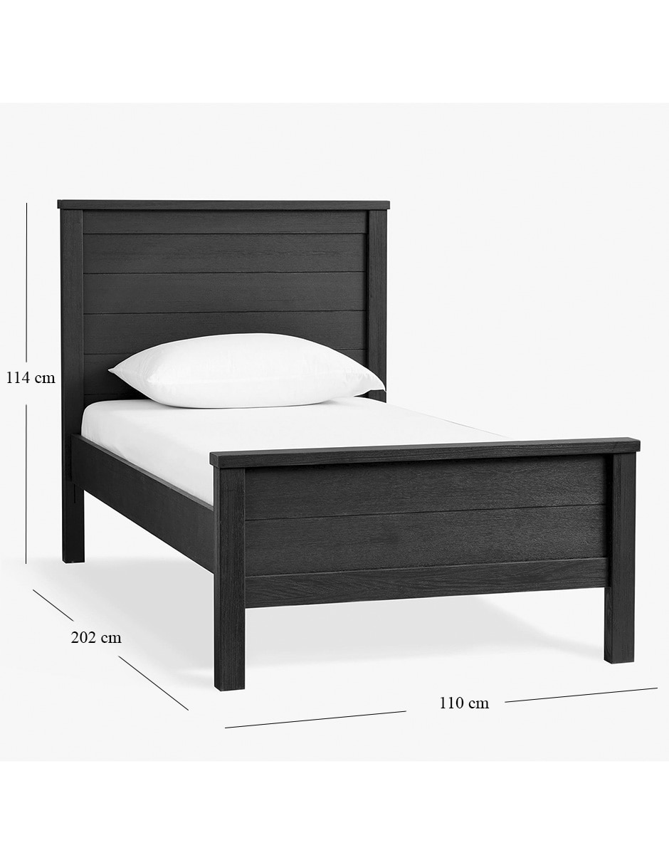 Cama Charlie de madera individual