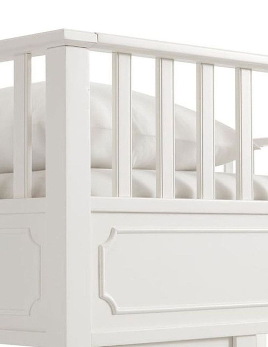 Cama loft Ava Regency Stair de madera matrimonial