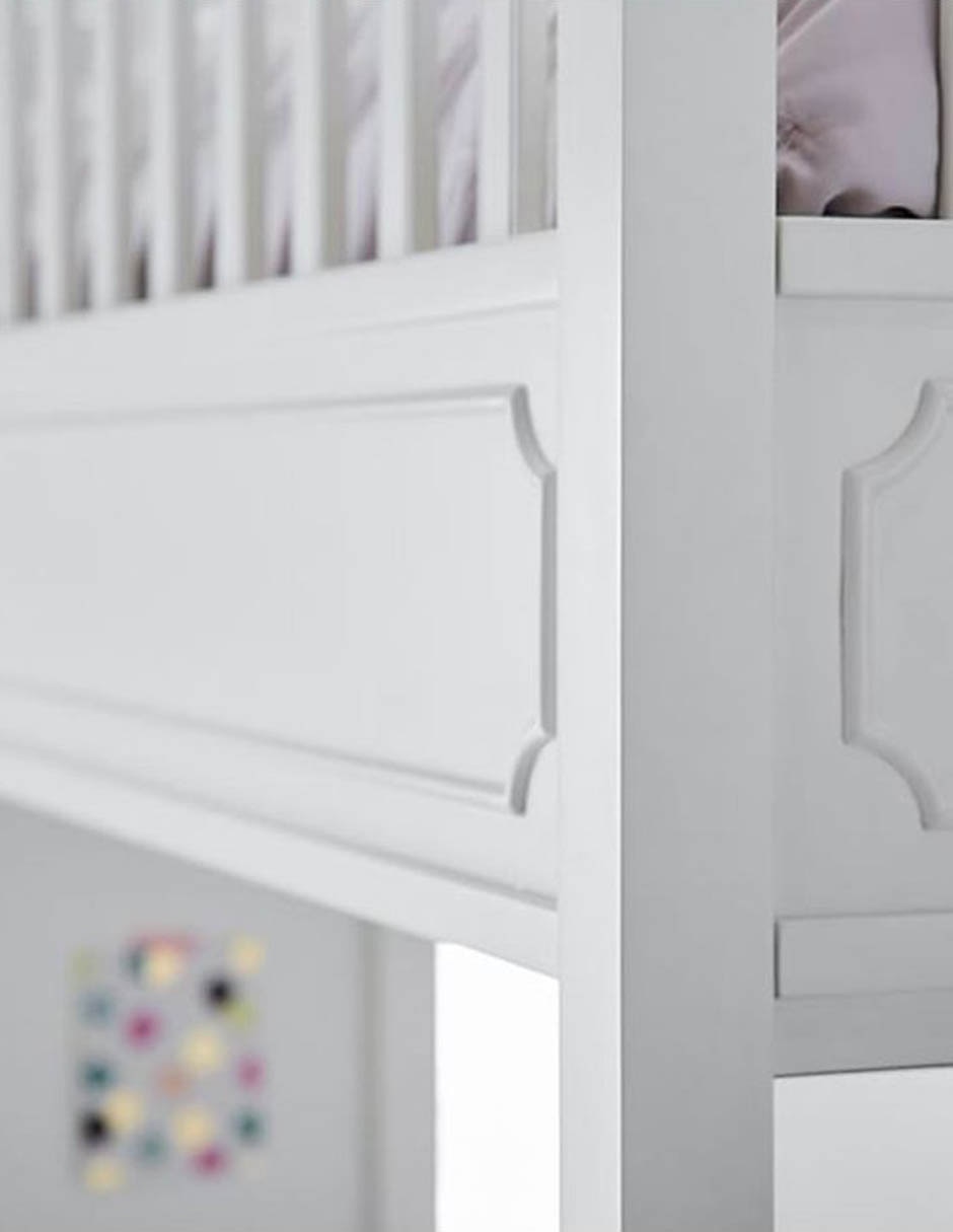 Cama loft Ava Regency Stair de madera matrimonial