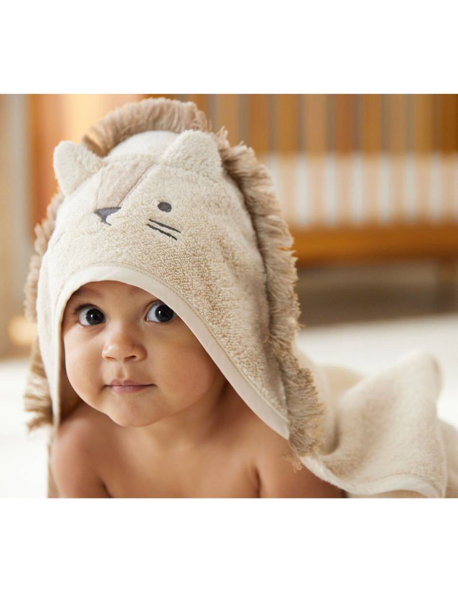 Toalla Super Soft Lion Baby de algodón infantil