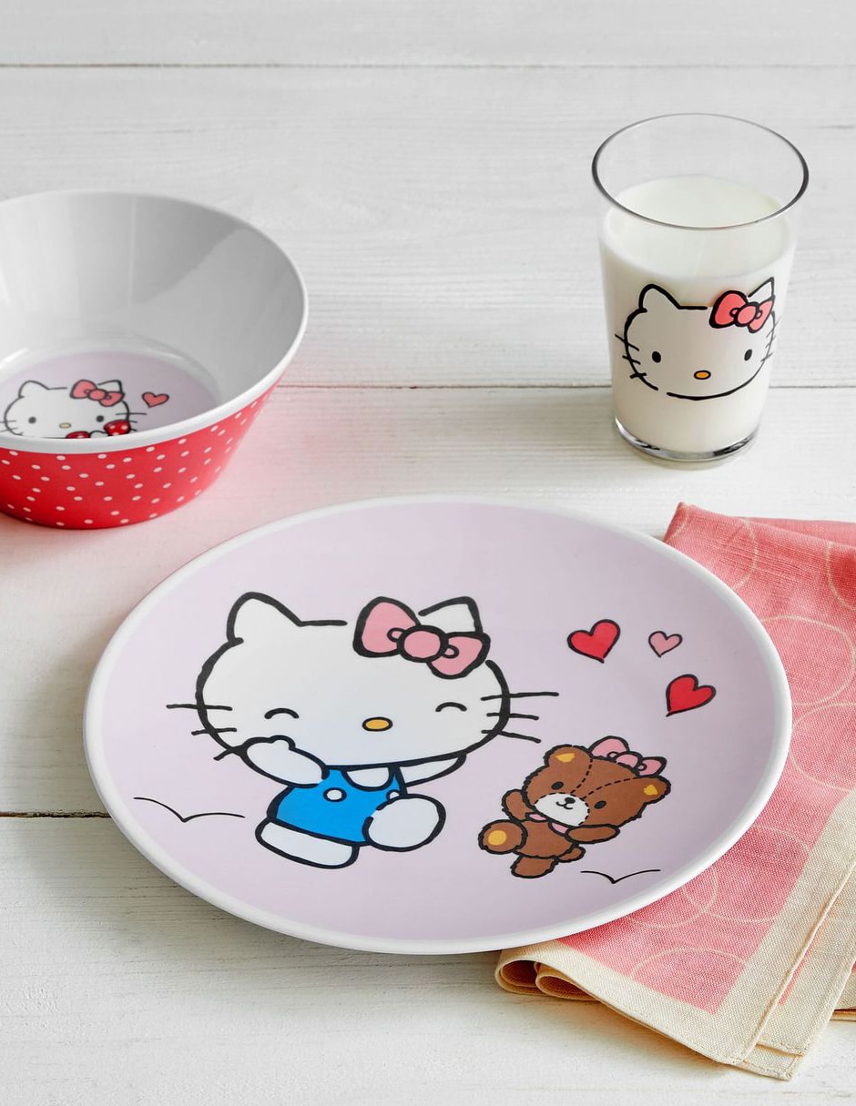 Set de mesa Hello Kitty de melamina