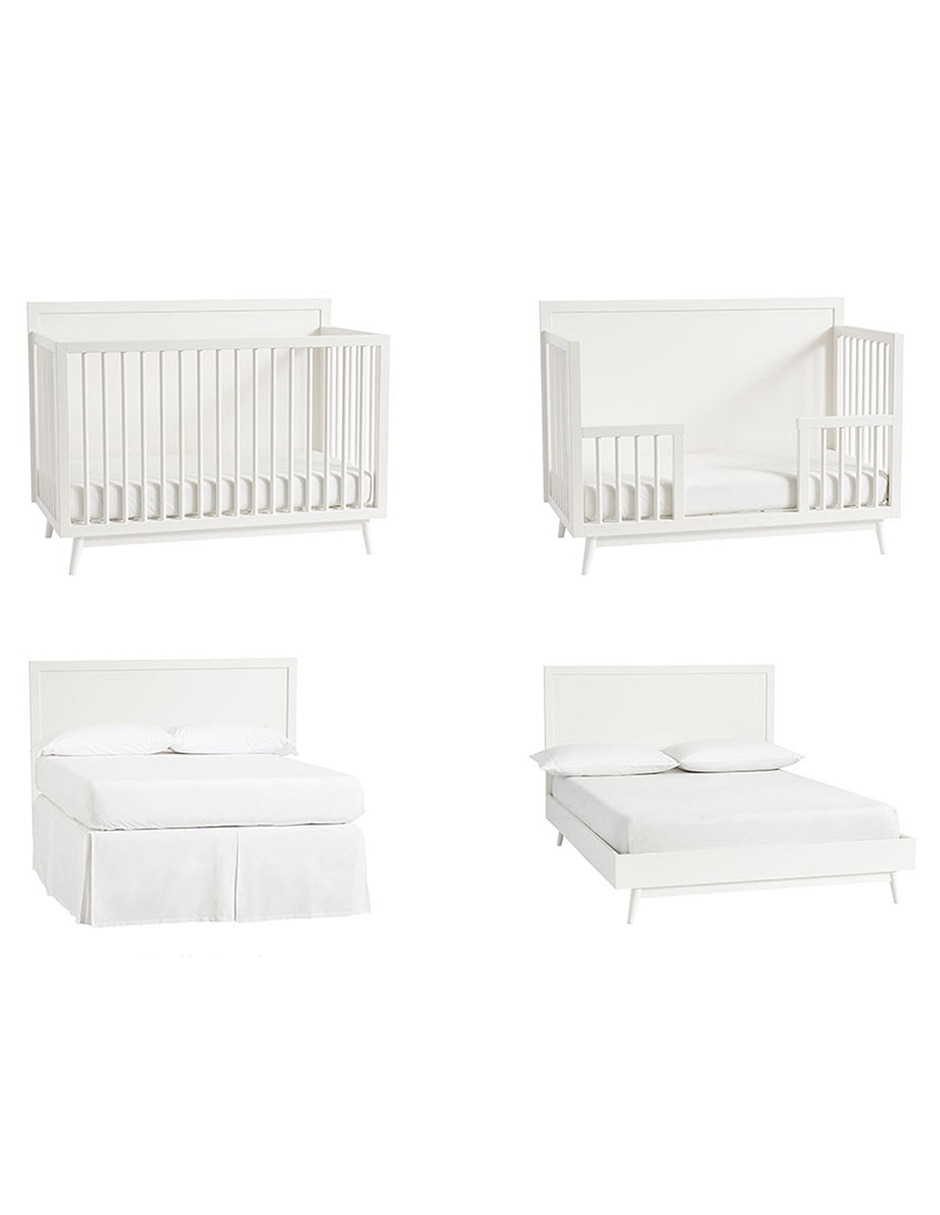 Set de conversión de cuna a cama matrimonial Mid Century