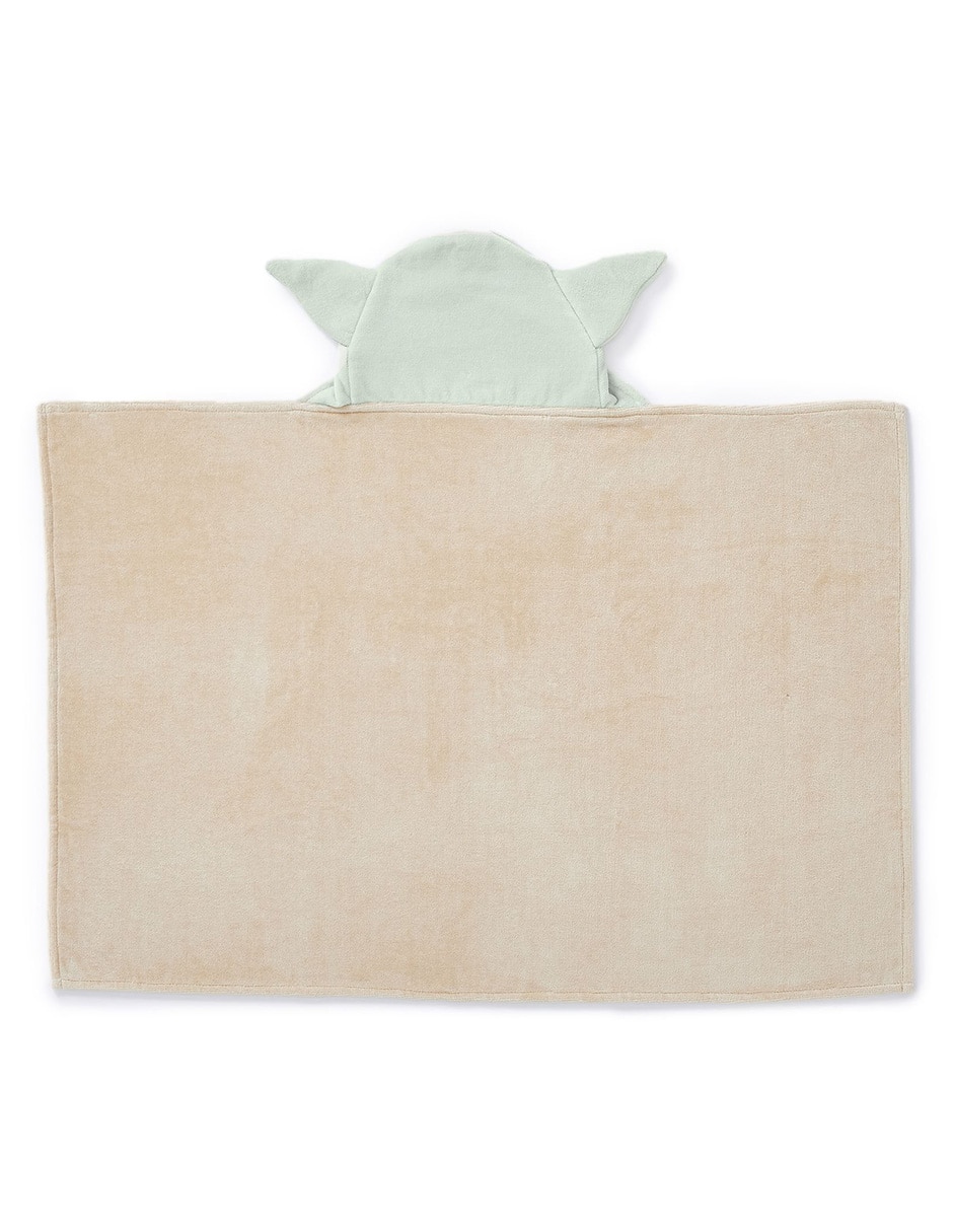 Toalla con gorro The Mandalorian Grogu de algodón infantil