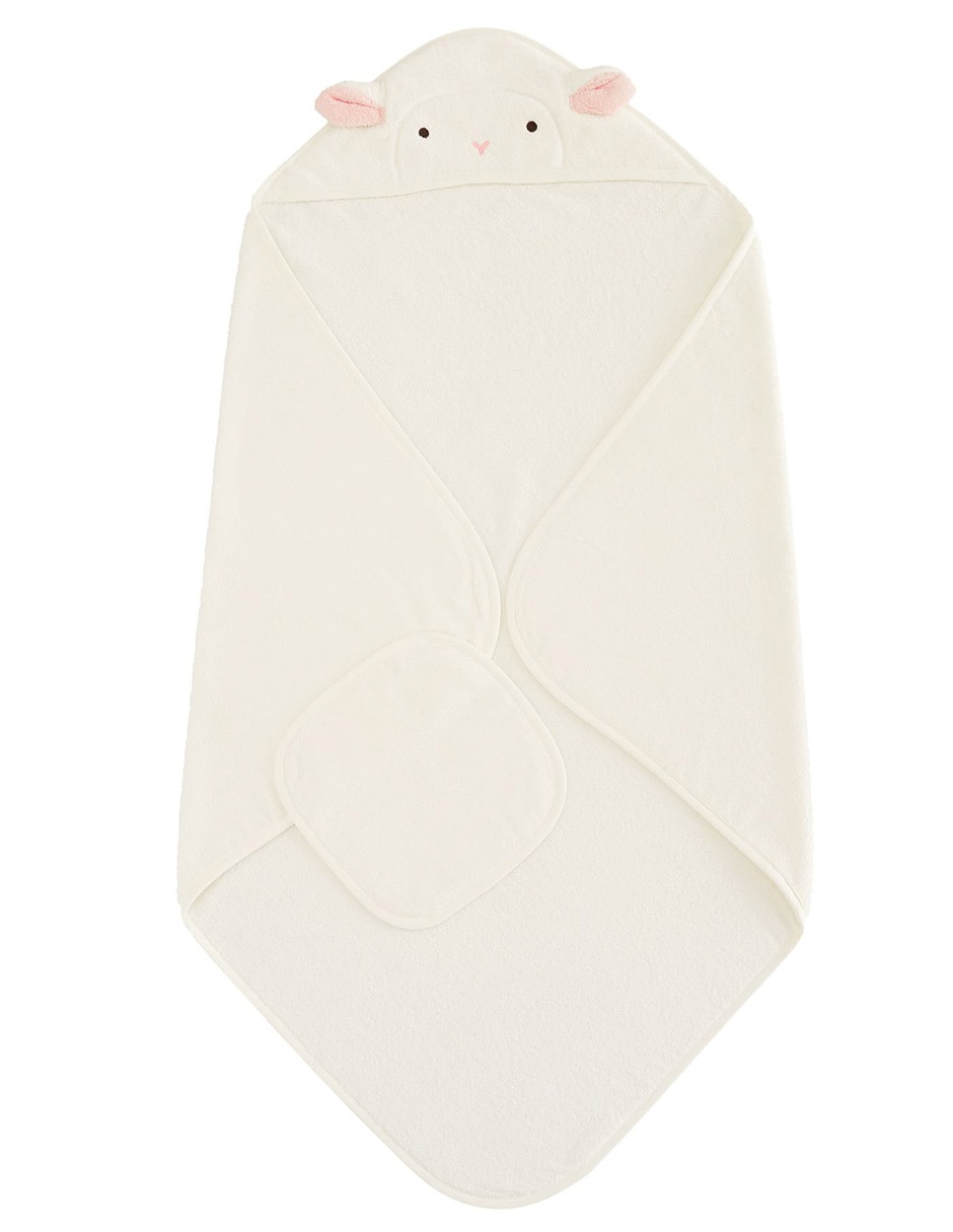 Toalla con gorro Super Soft de algodón infantil 1