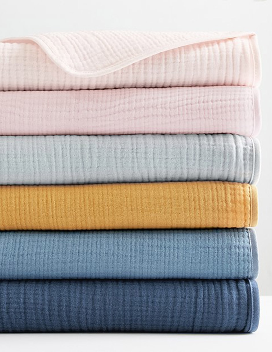 Cobija de tejido plano Organic Muslin