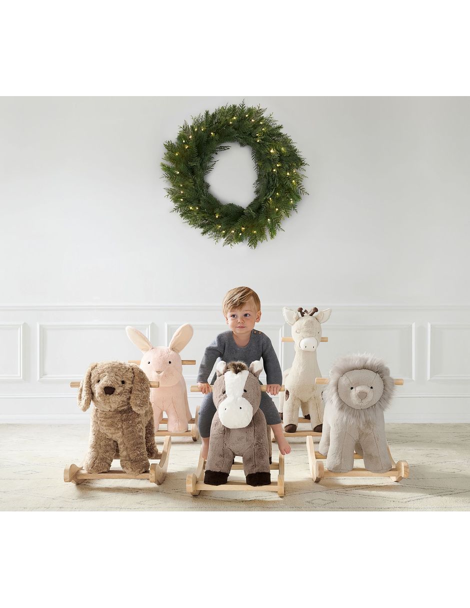 Mecedora infantil Taupe Lion Plush Mecedora infantil Taupe Lion Plush