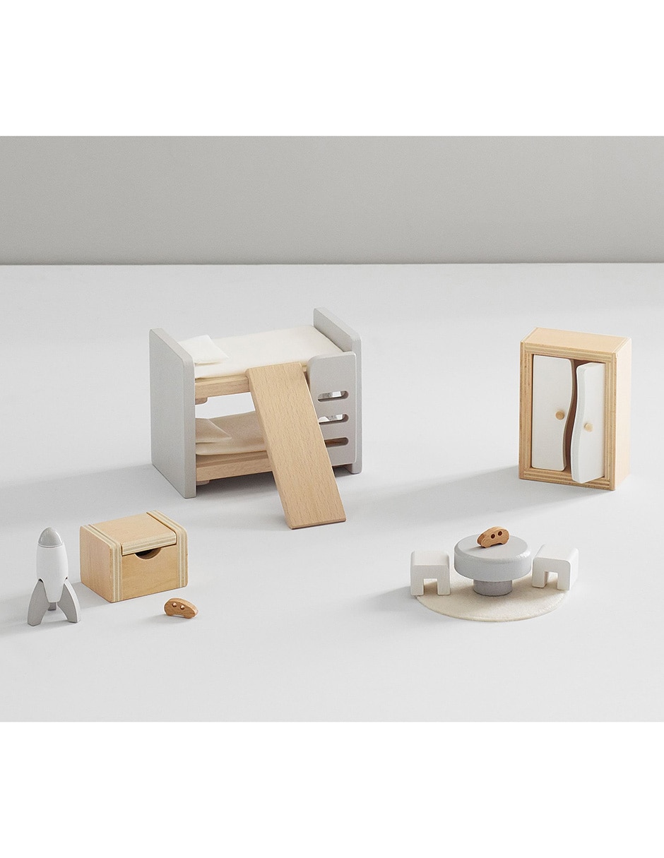 Accesorios habitación para casa de muñecas