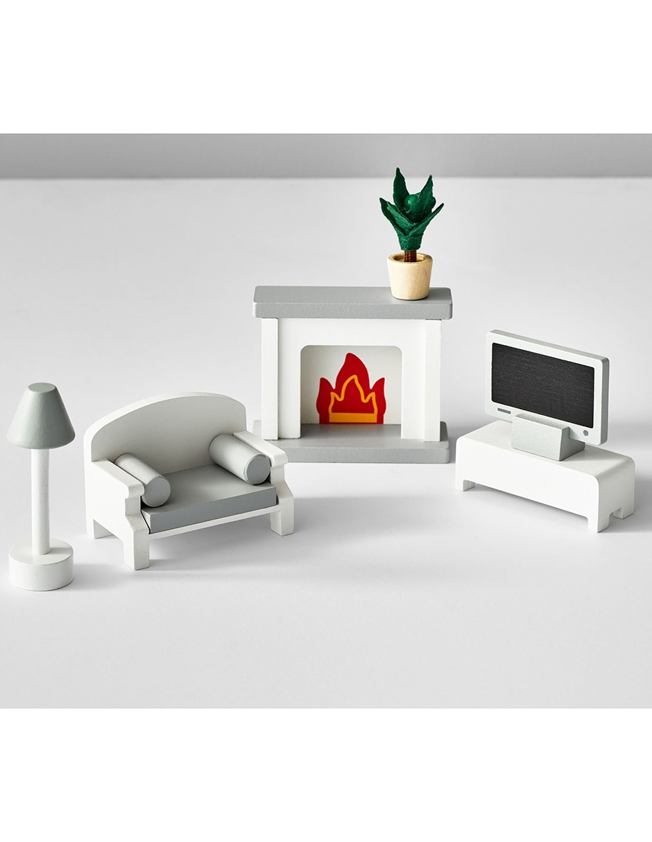 Sala para casa de muñecas