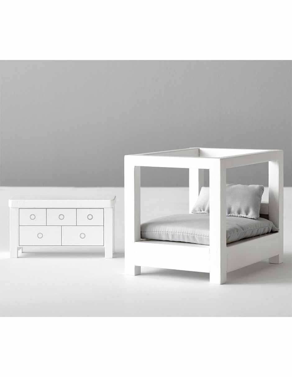 Accesorio de casa para muñeco bedroom dollhouse accesory 1