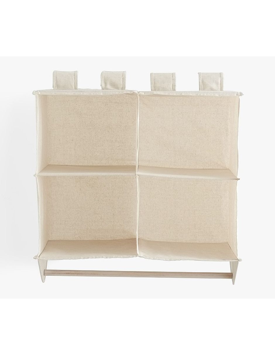 Canasta con forma rectangular Double Bar de algodón Canasta con forma rectangular Double Bar de algodón