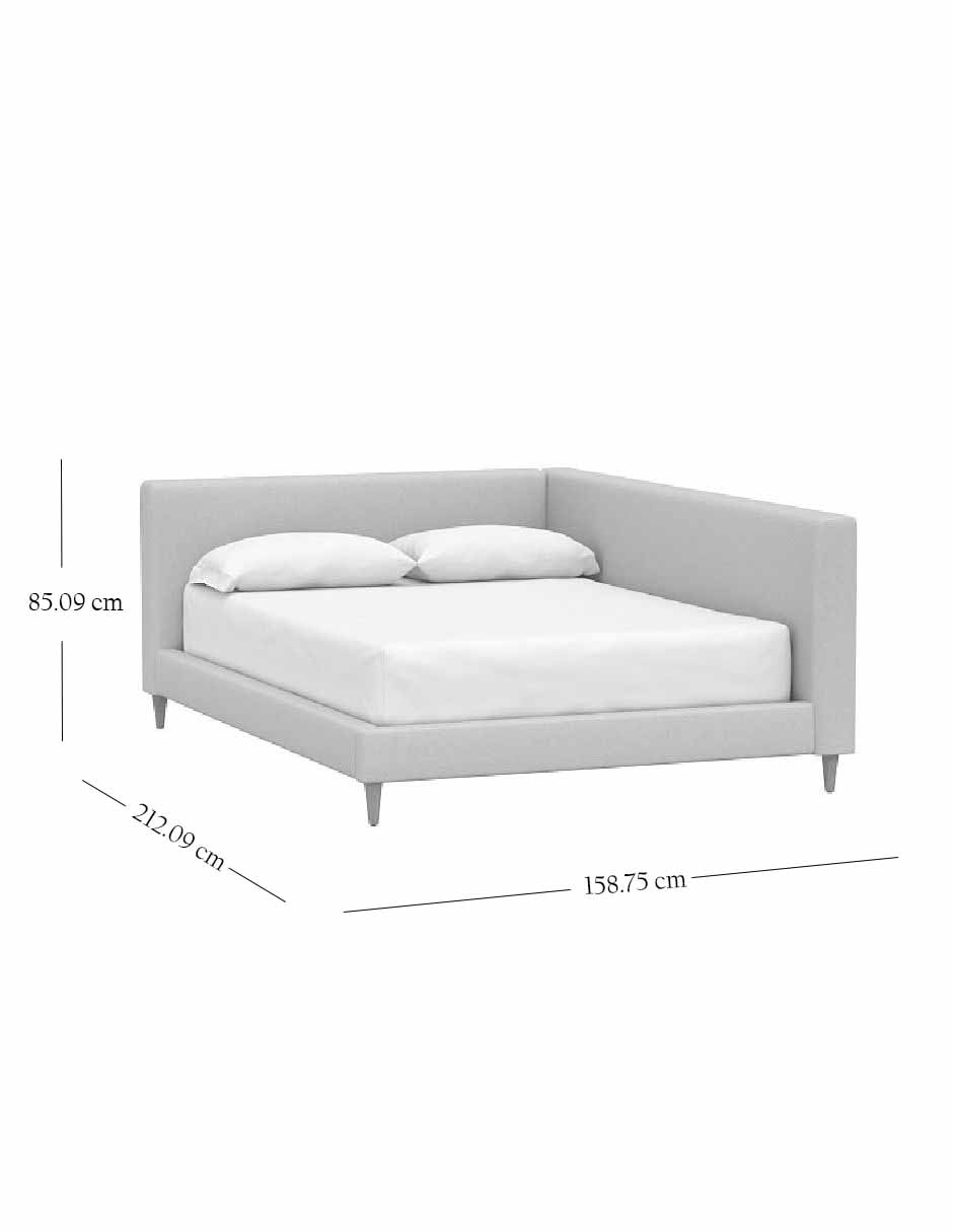Cama timo de madera matrimonial