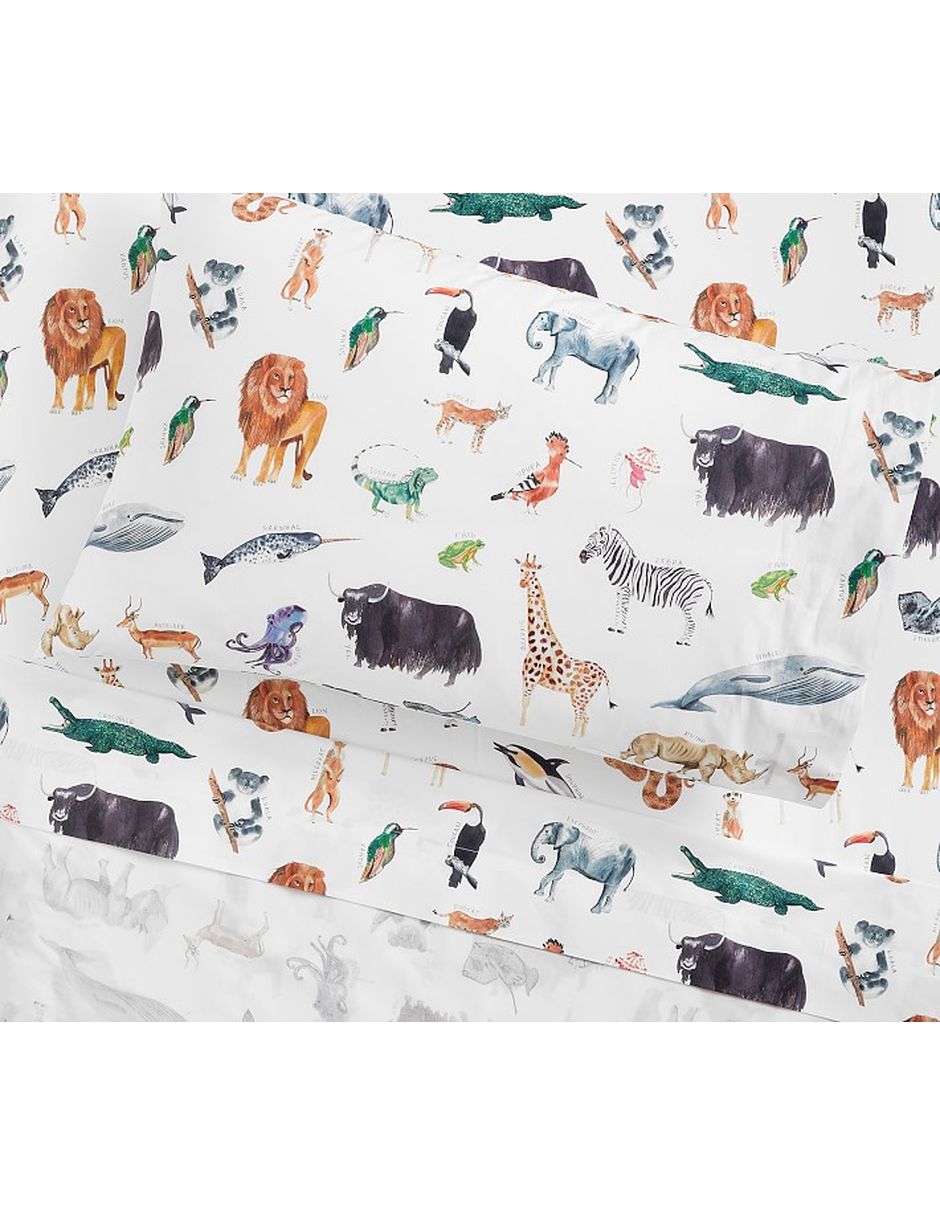 Juego de sábanas de algodón brendan animals