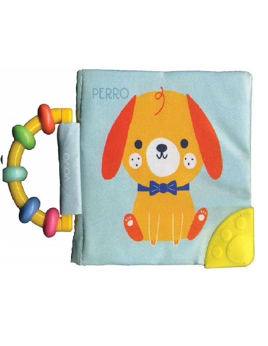 Libro Mi libro suave con sonaja y mordedera: perro de Jo Dupre Bvba Yoyo Books