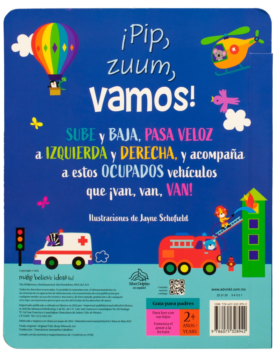 Libro ¡Pip, zunm, vamos! de Silver Dolphin