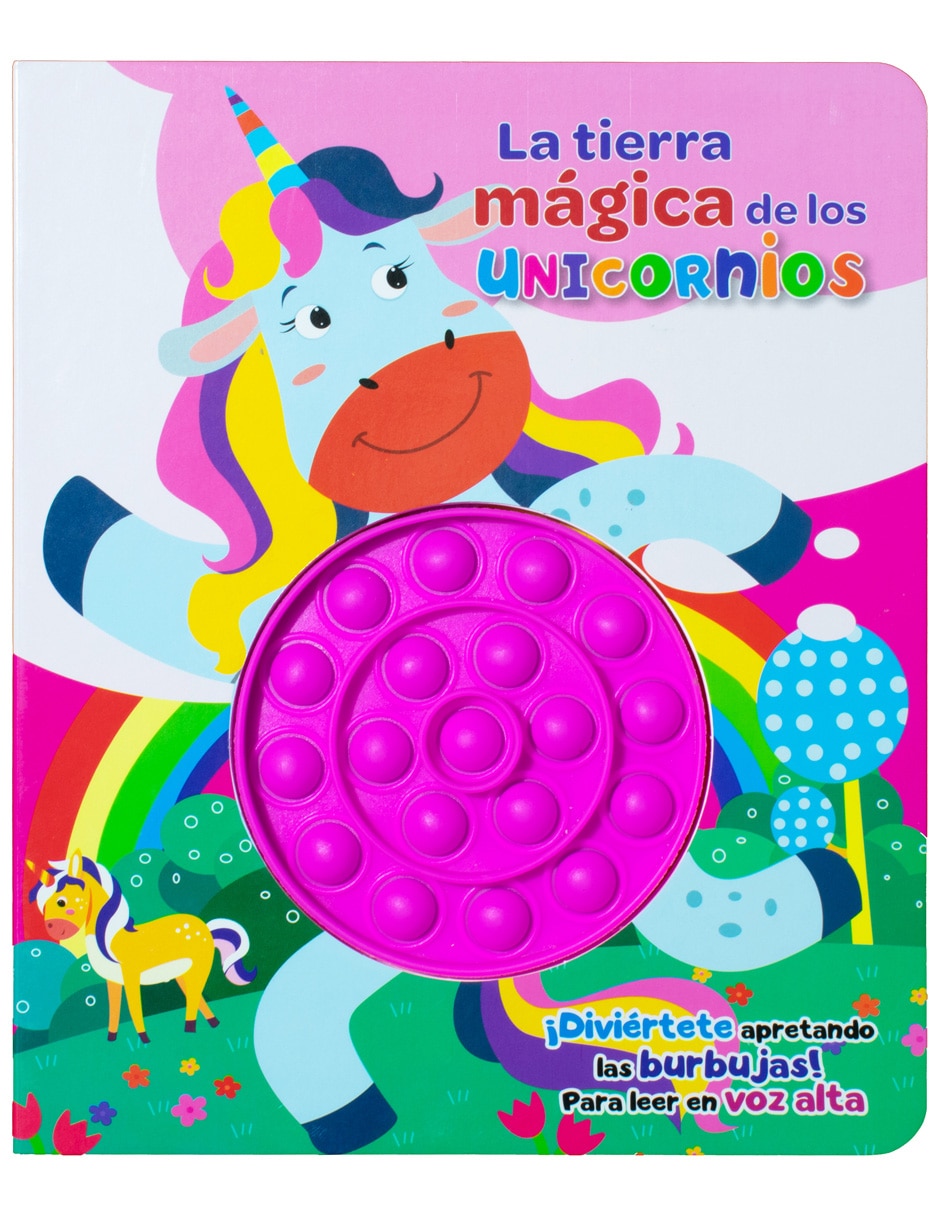 Libro Apretando burbujas: la tierra mágica de los unicornios de Silver Dolphin