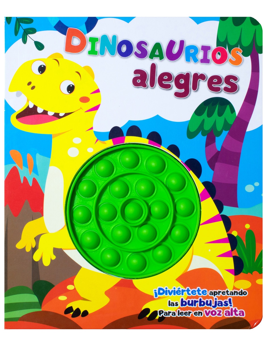 Libro Apretando burbujas: dinosaurios alegres de Silver Dolphin 1