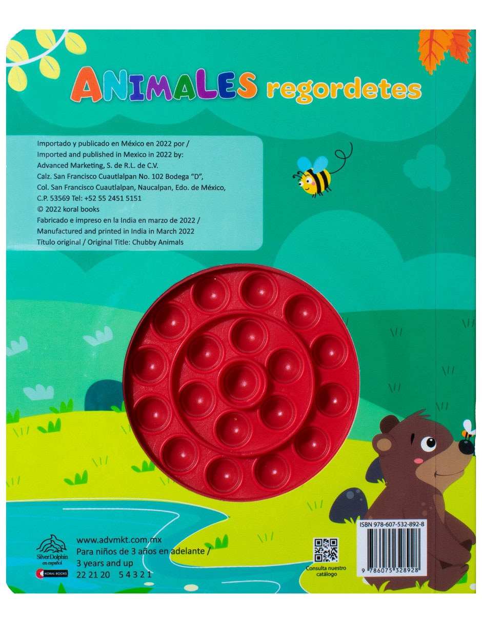 Libro Animales regordetes de Silver Dolphin