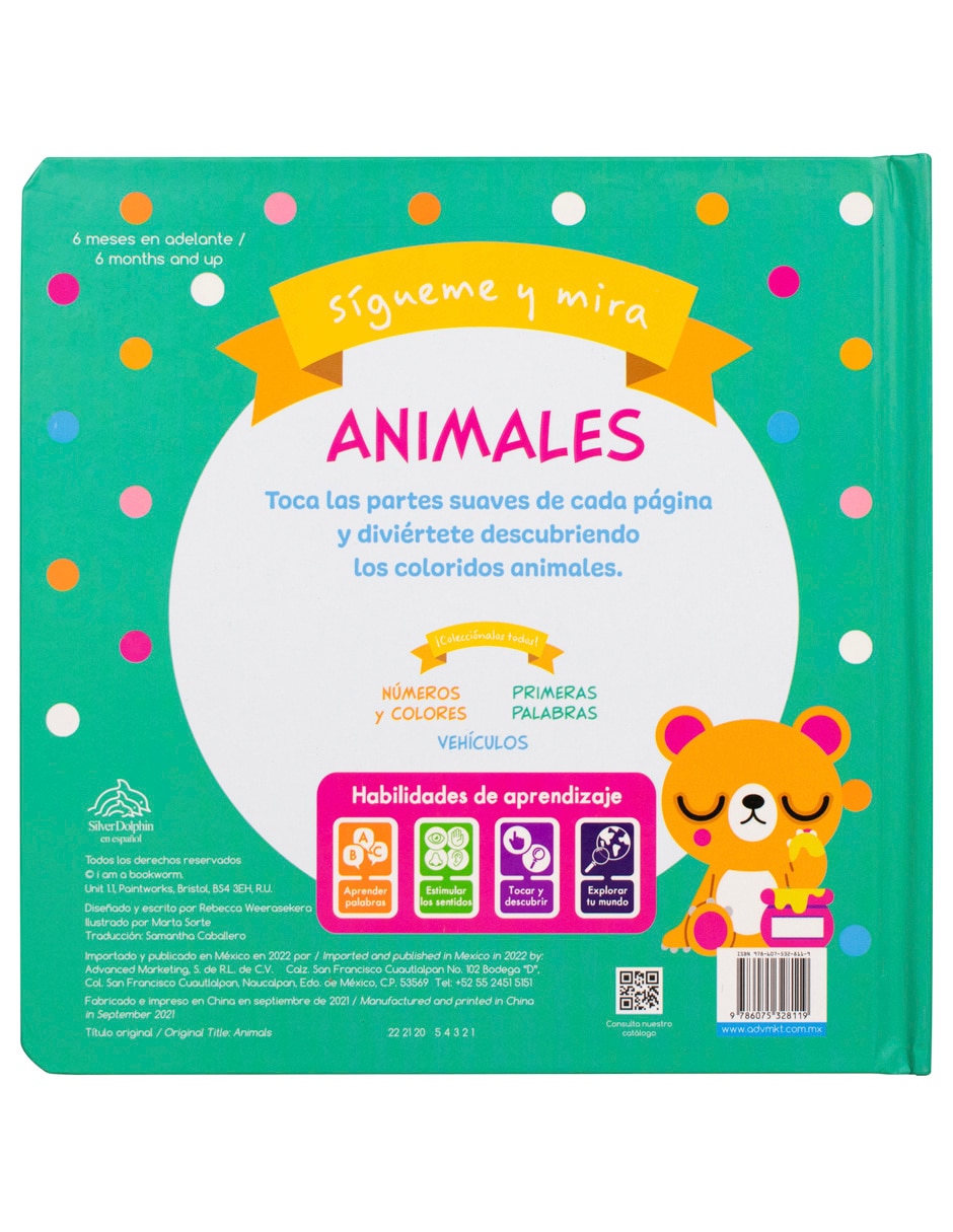 Libro Síqueme y mira animales. ¡Descubre diferentes animales con la abejita! de Advanced