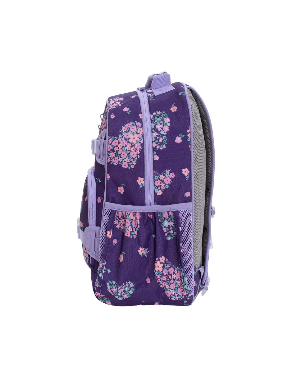 Mochila escolar Plump Flowers Hearts Mackenzie impermeable 3