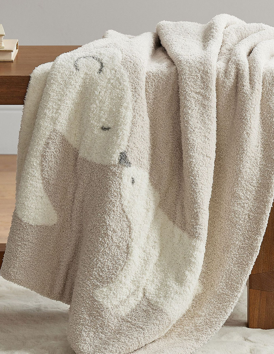 Cobija de tejido plano Fuzzy Bear