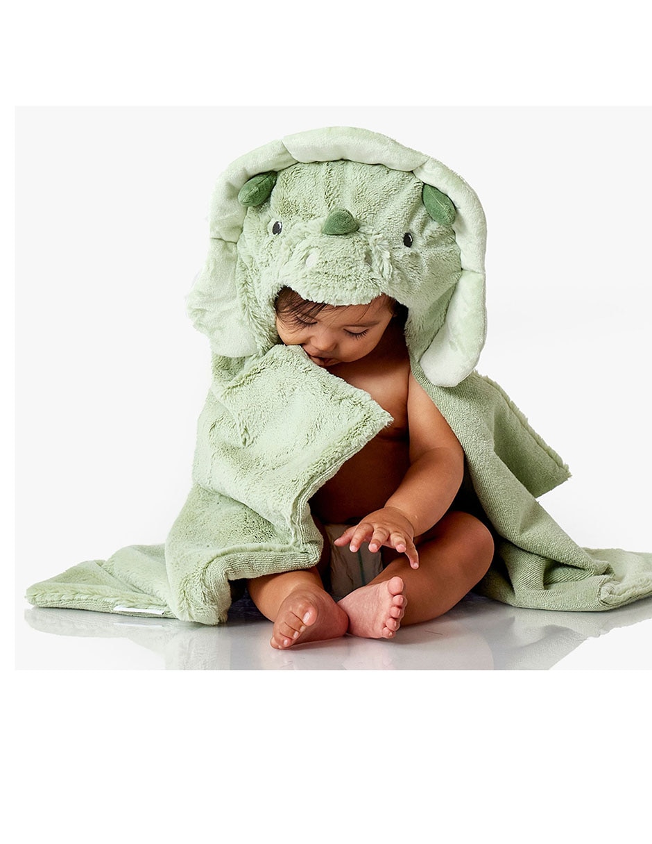 Toalla con gorro Dino Faux infantil