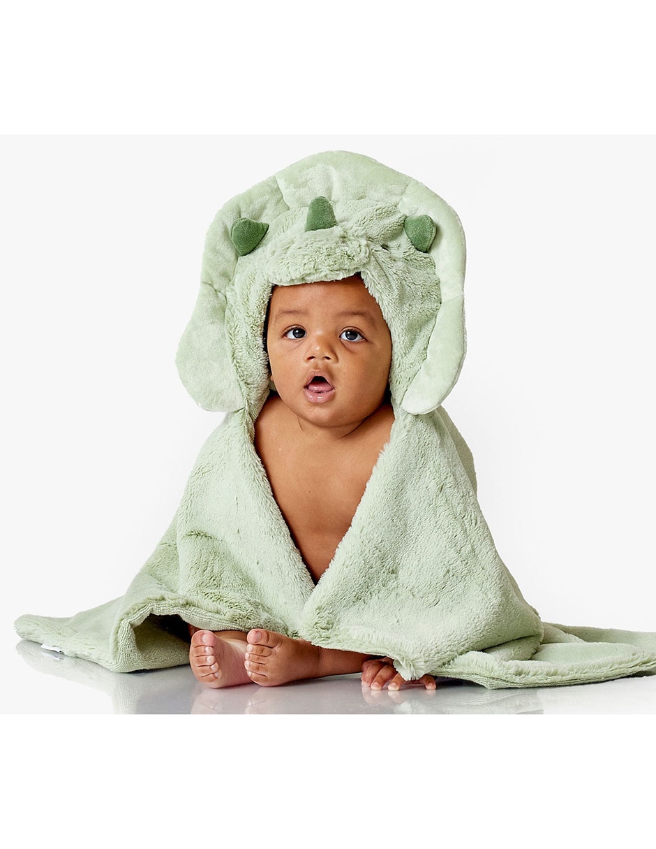 Toalla con gorro Dino Faux infantil