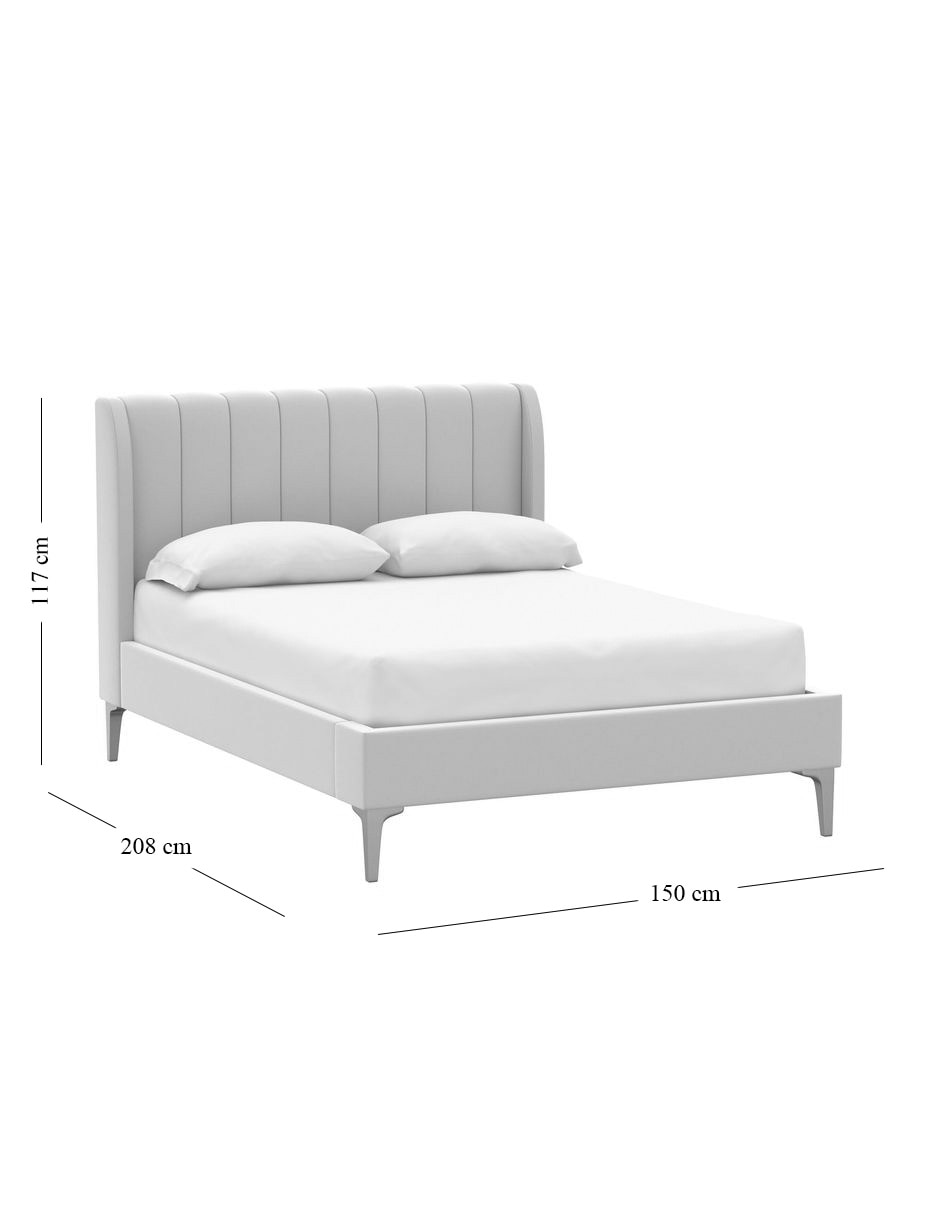 Cama Avalon de madera matrimonial 5
