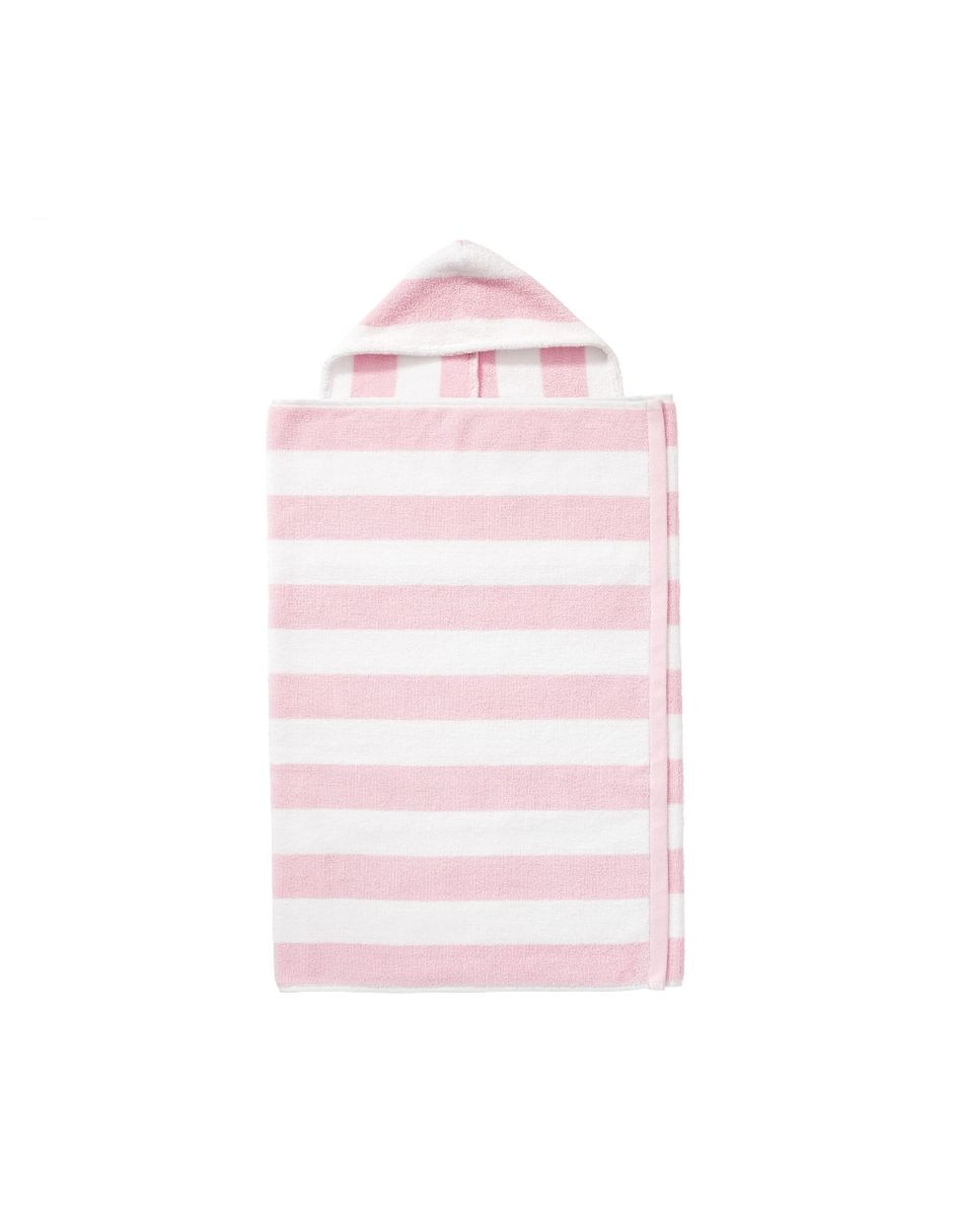 Imagen de producto Toalla con gorro Rugby Stripe de algodón infantil
