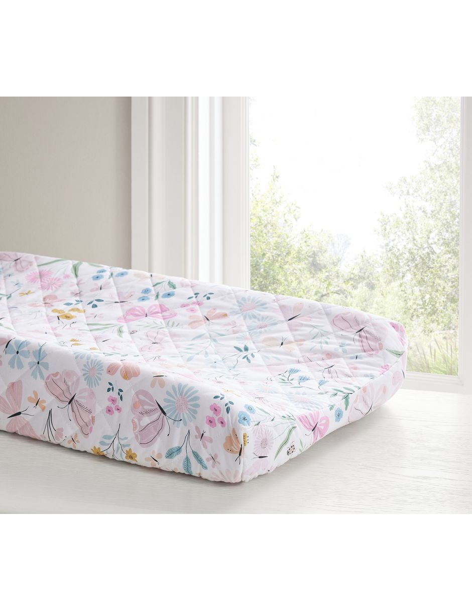 Funda para cambiador de pañales Wildflower Butterfly