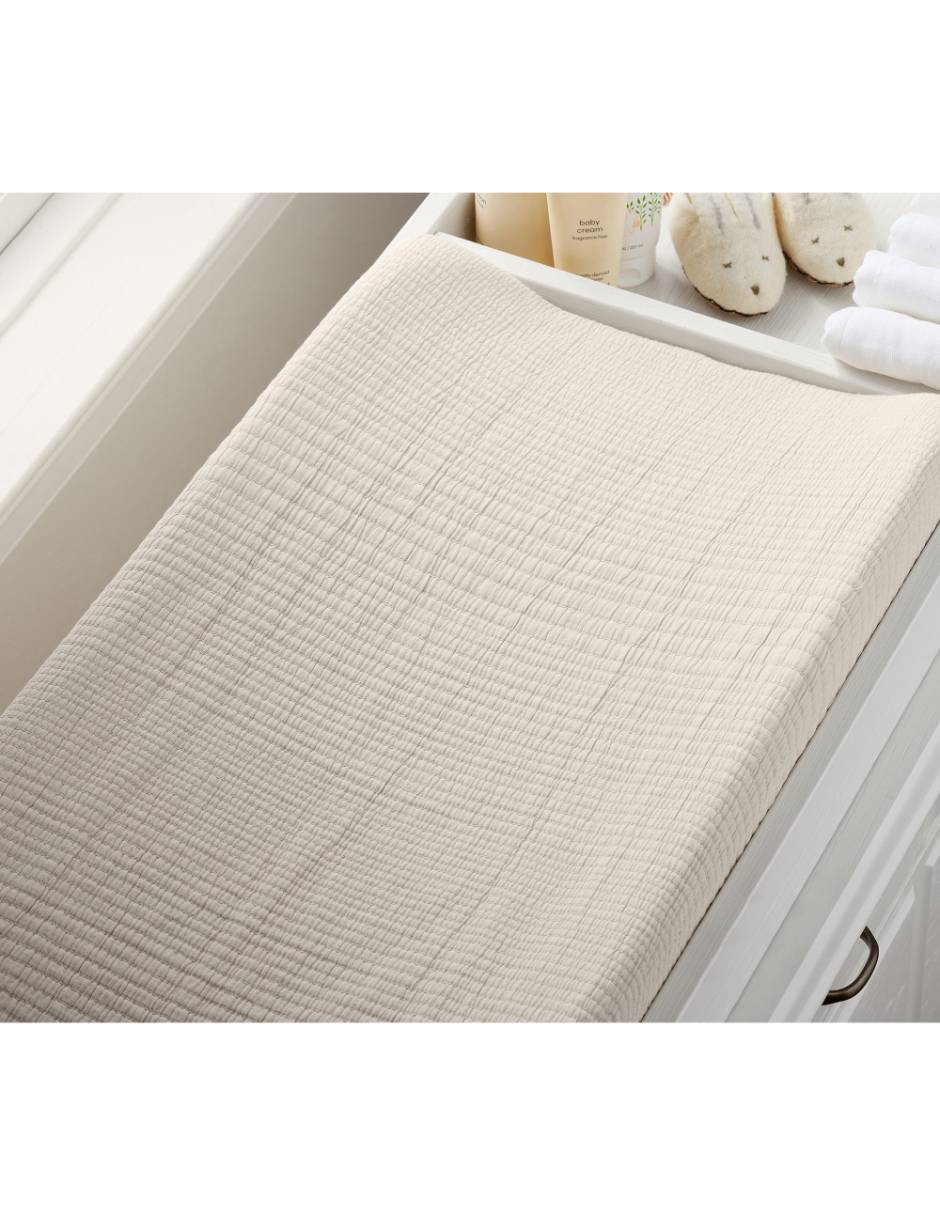Funda para cambiador de pañales Organic Matelasse
