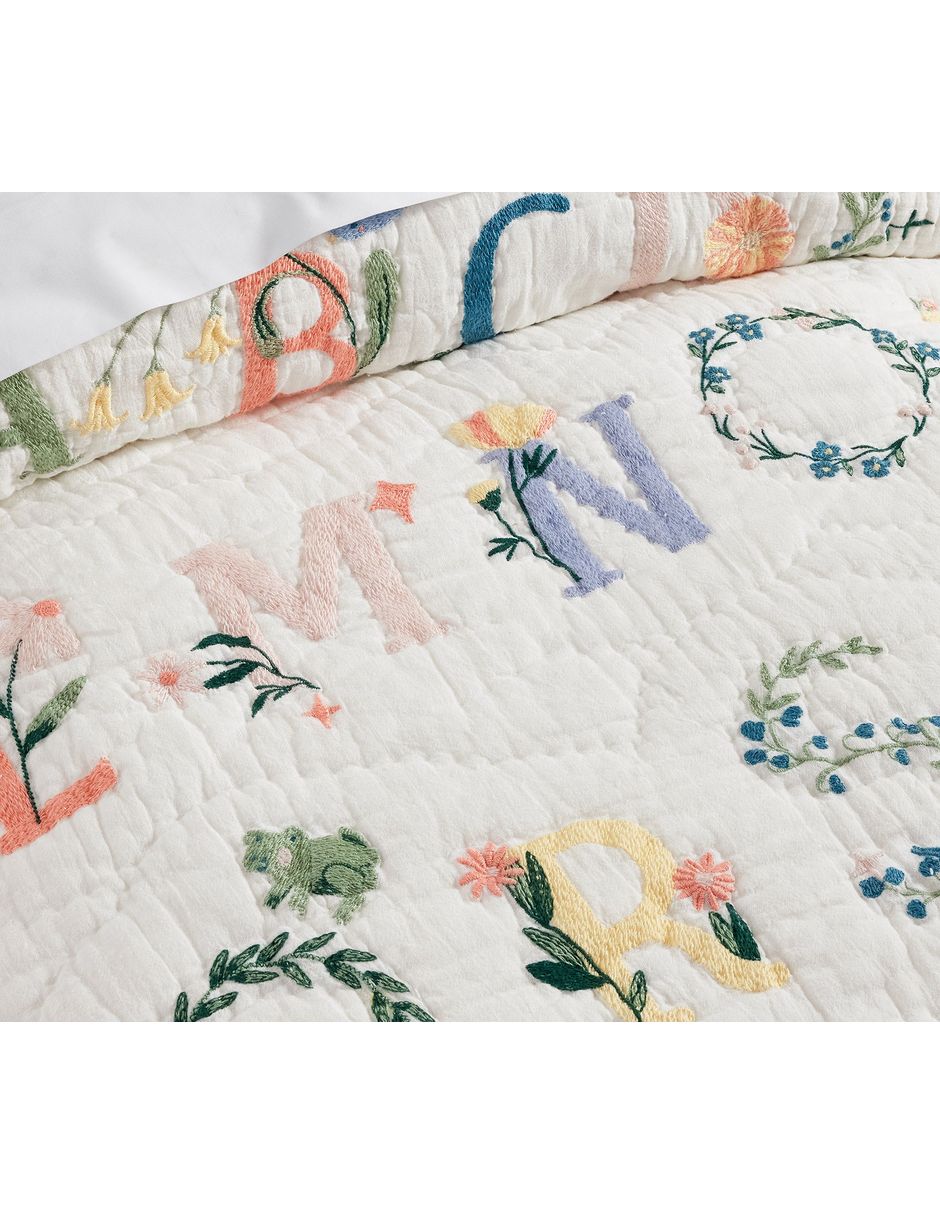 Colcha Floral Abc