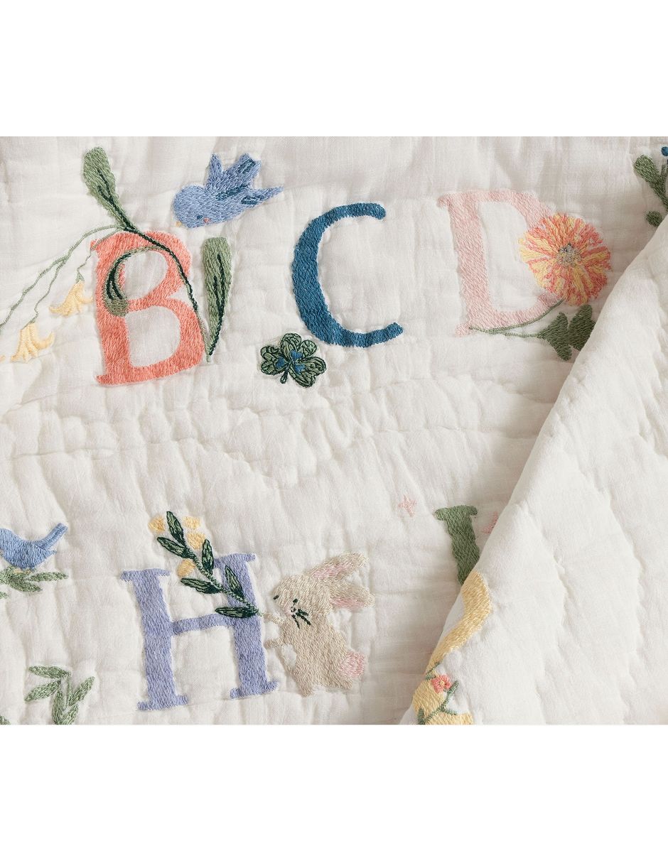 Colcha Floral Abc