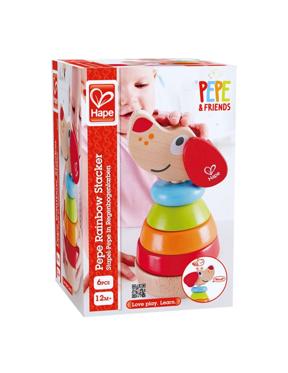 Apilable Arcoiris juego didáctico infantil unisex 3