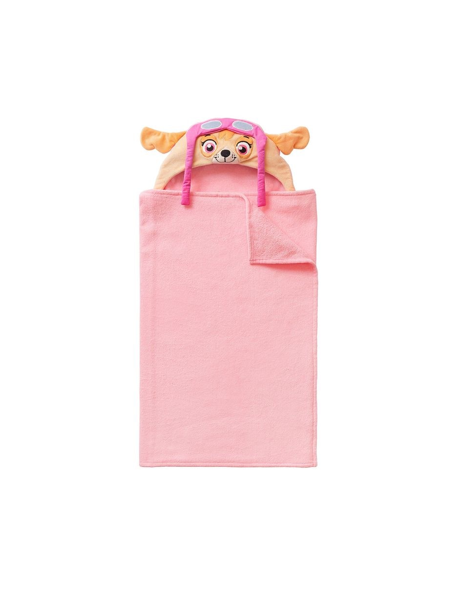 Toalla con gorro Skye Critter Paw Patrol de algodón adulto