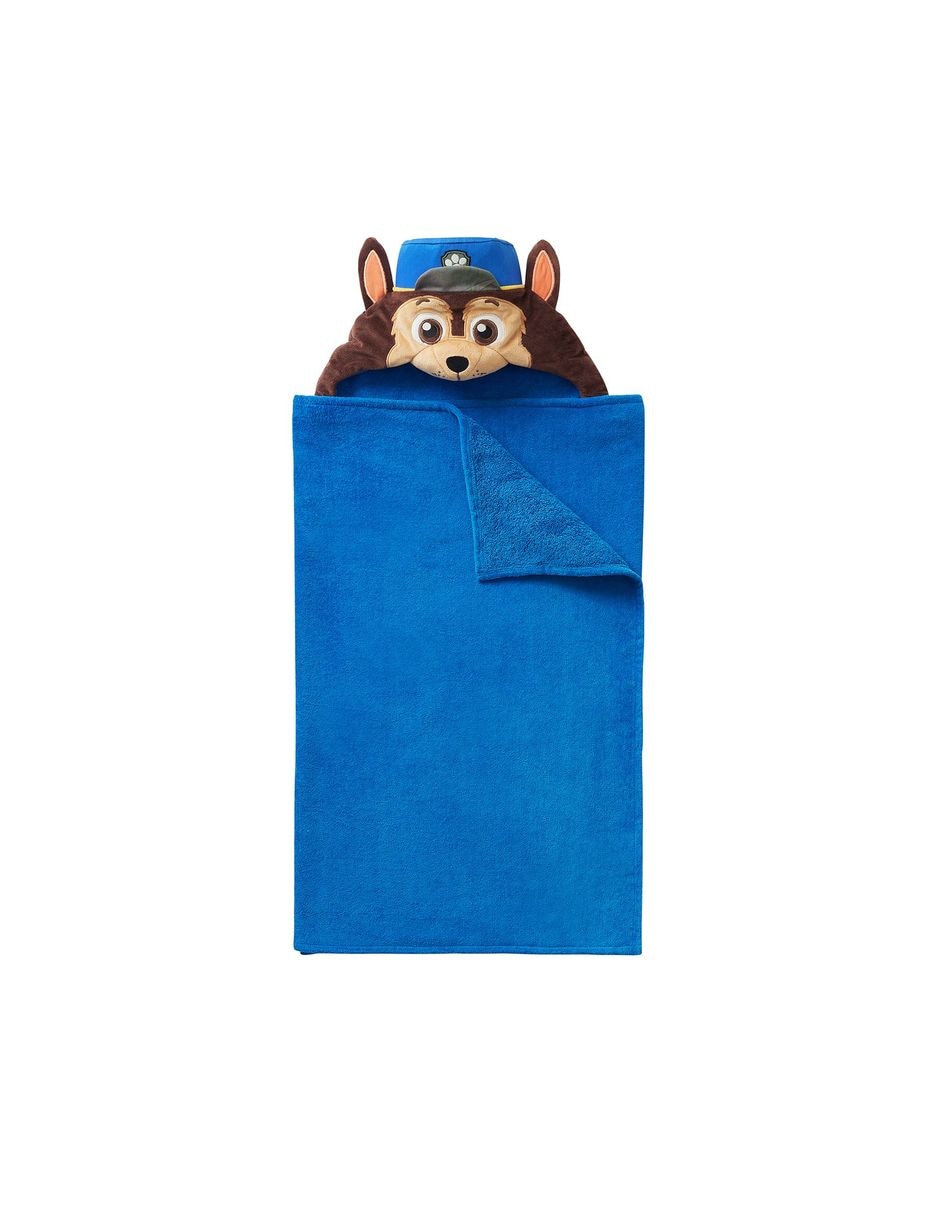 Toalla con gorro Chase Critter Paw Patrol de algodón adulto