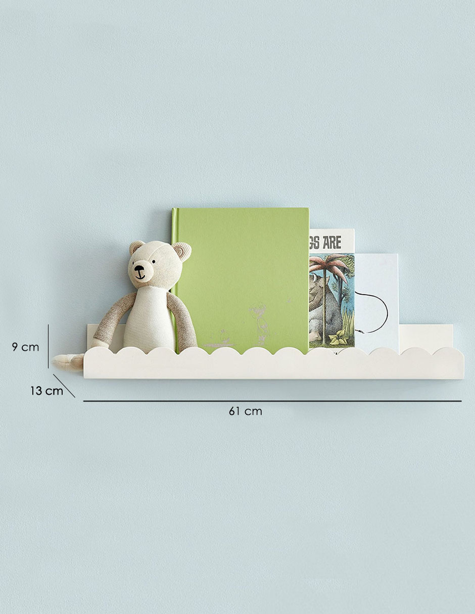 Repisa Scalloped de MDF 4