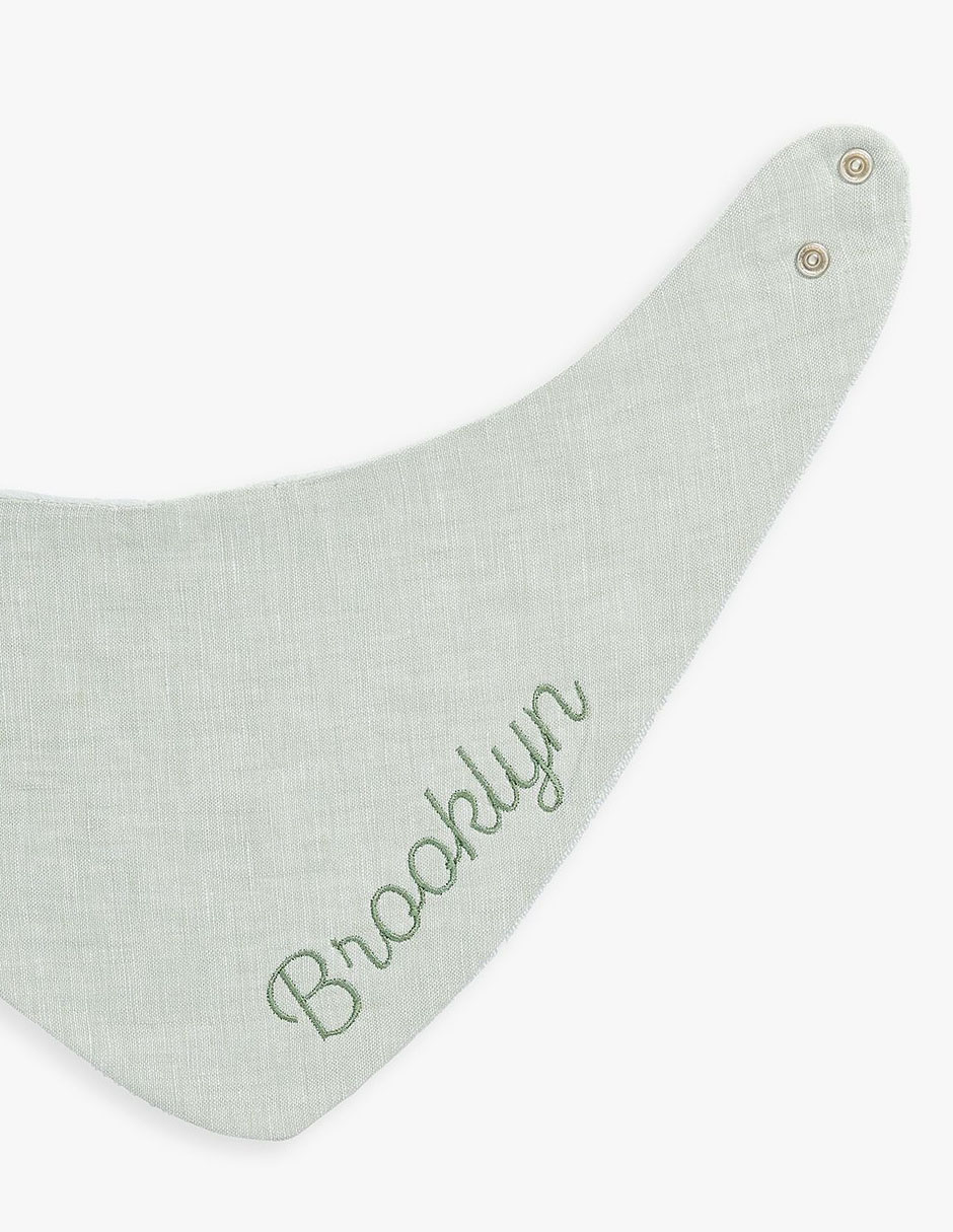 Babero Linen Bib de algodón