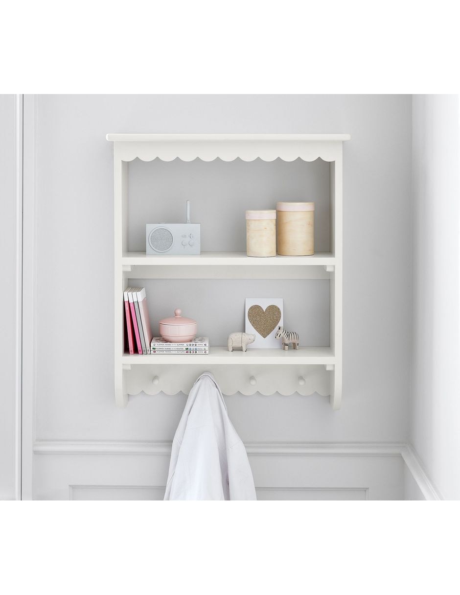 Repisa armable Scalloped de madera