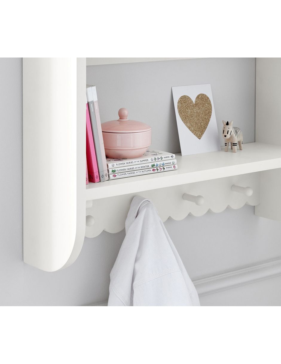 Repisa armable Scalloped de madera 2